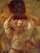 Moses mit den Gesetzestafeln Rembrandt
